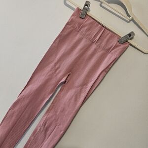 Clearance! Fabletics Pink Leggings with Elastic Waistband